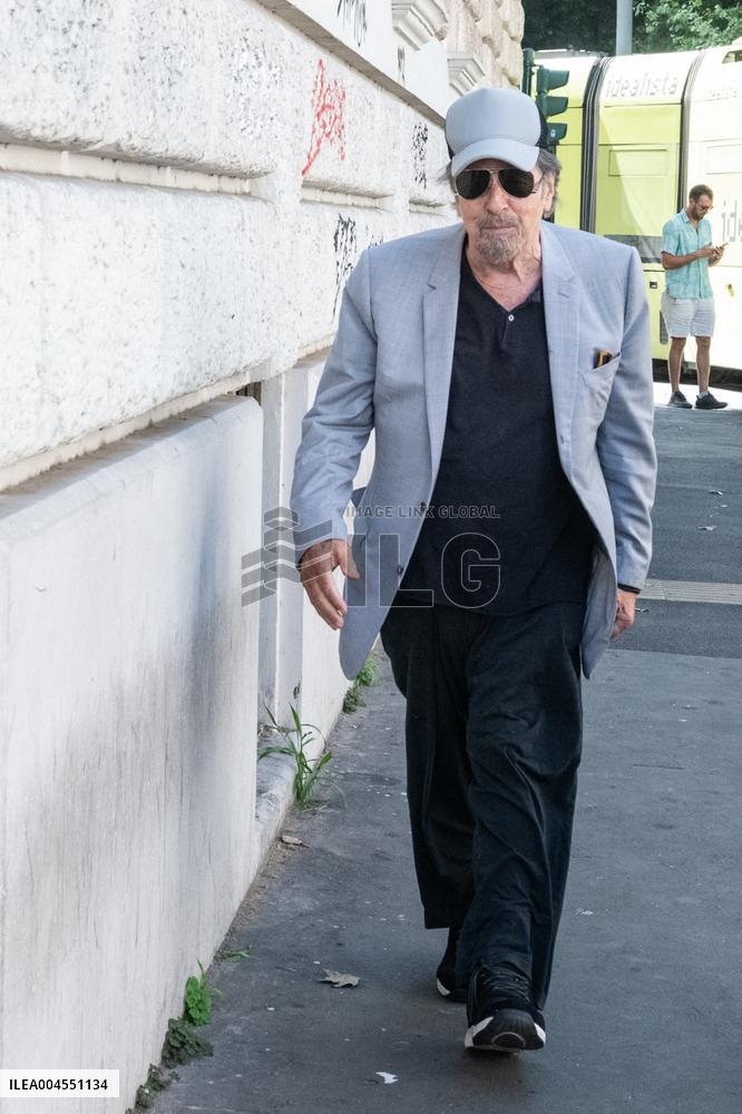 Al Pacino Surprises At Foxcatcher Screening - Rome