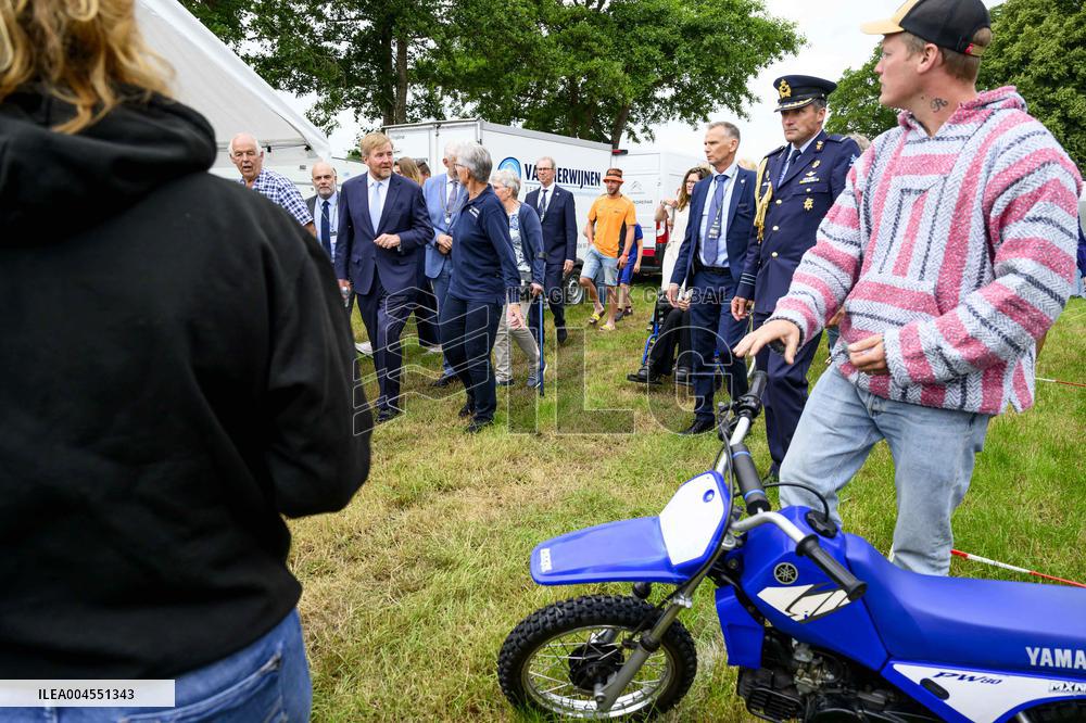 King Visits Training Day of 100-Year-Old TT - Netherlands