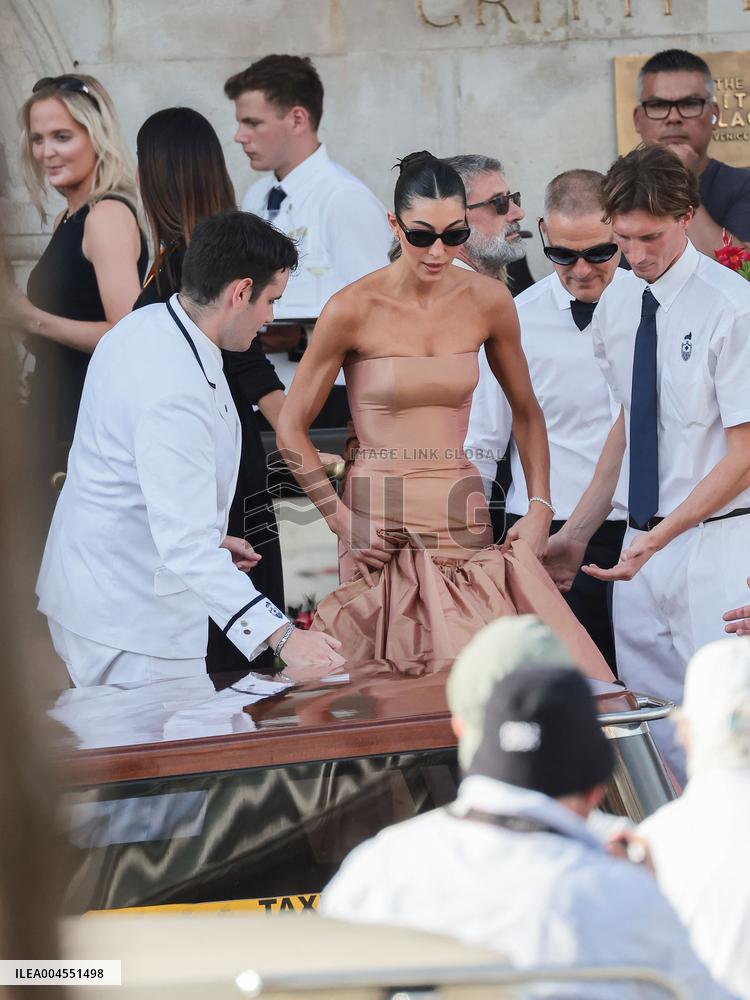 Celebs On Their Way To Bezos-Sanchez Wedding - Venice