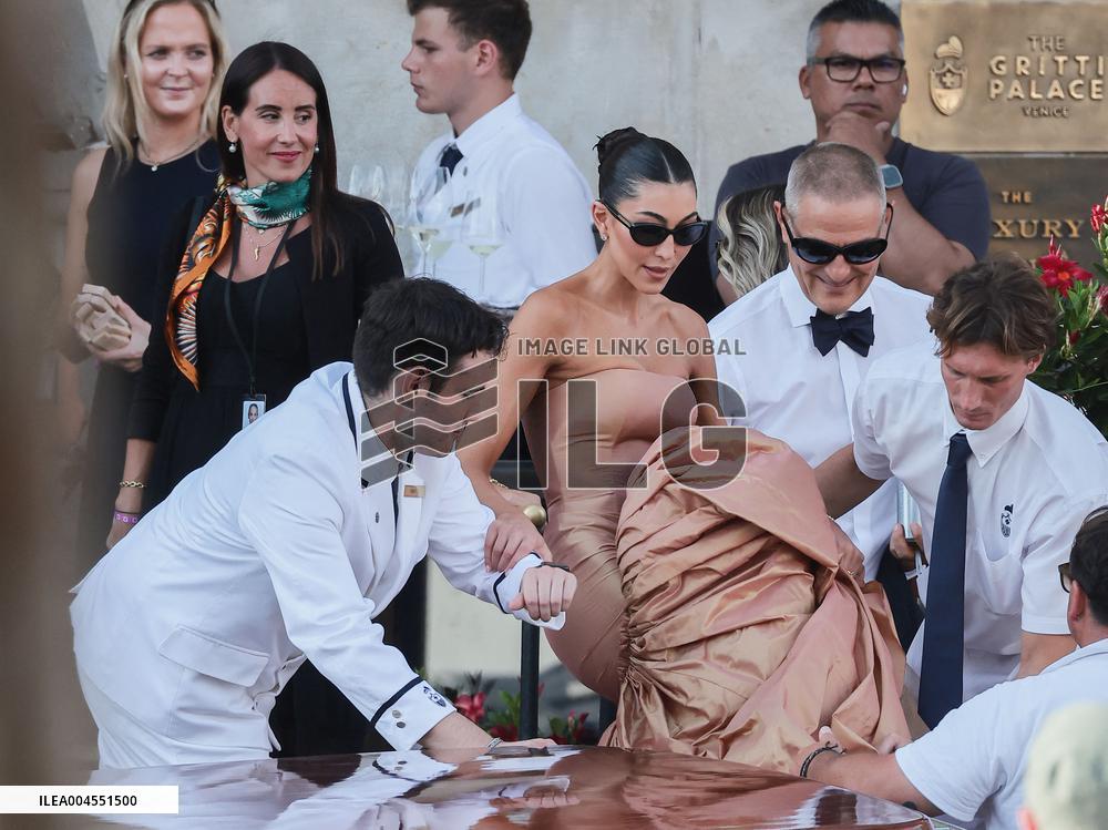 Celebs On Their Way To Bezos-Sanchez Wedding - Venice