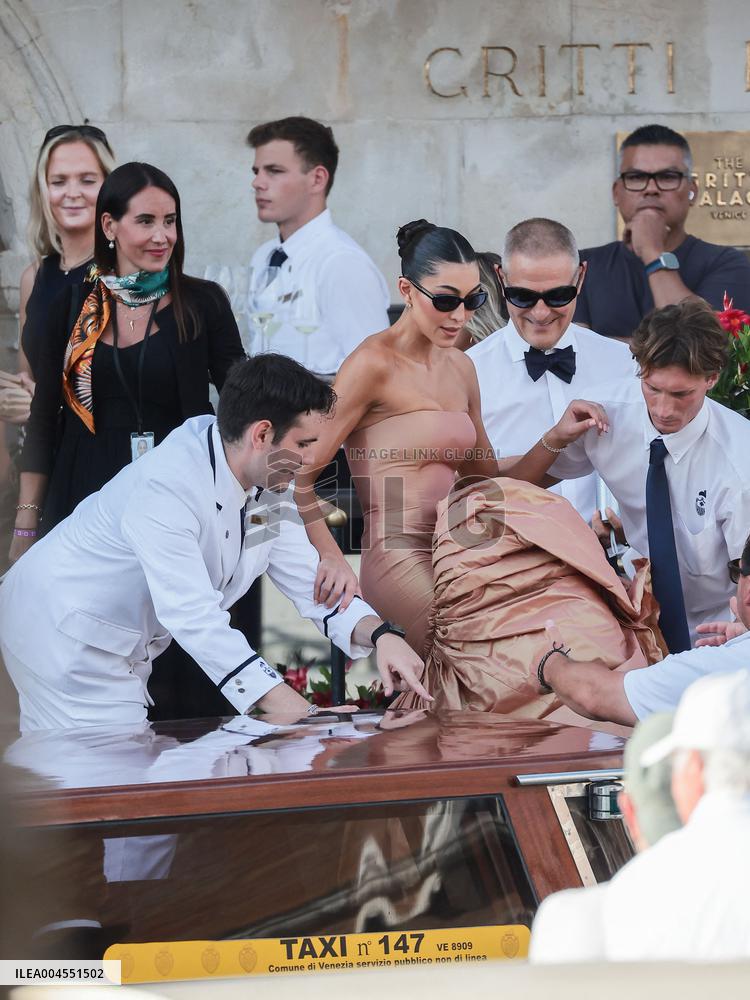 Celebs On Their Way To Bezos-Sanchez Wedding - Venice