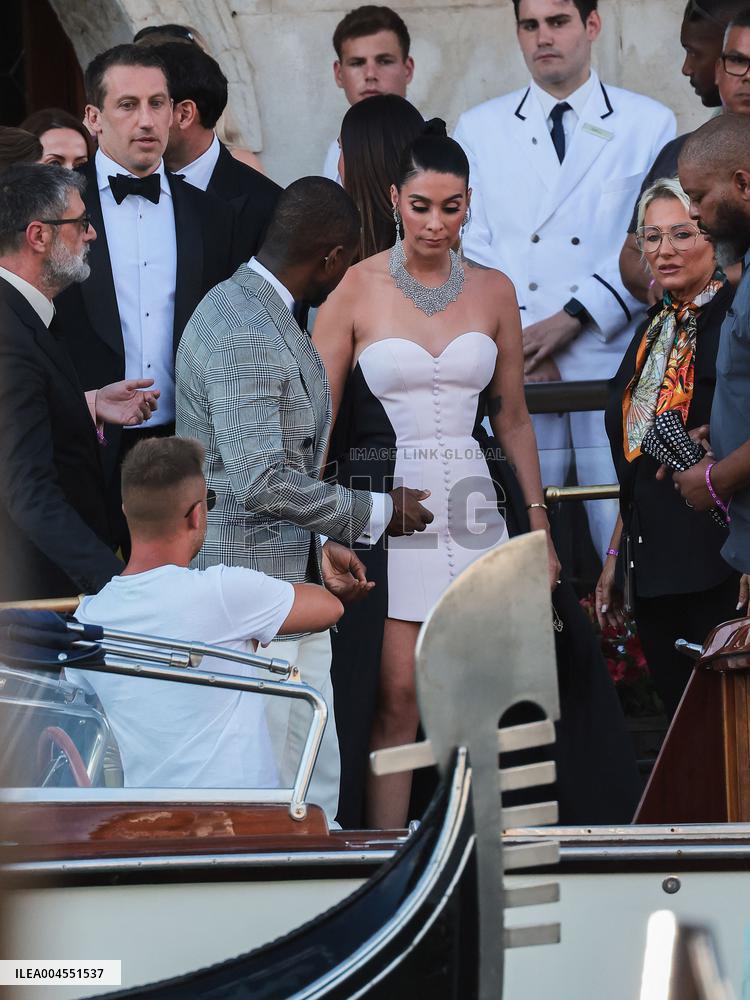 Celebs On Their Way To Bezos-Sanchez Wedding - Venice