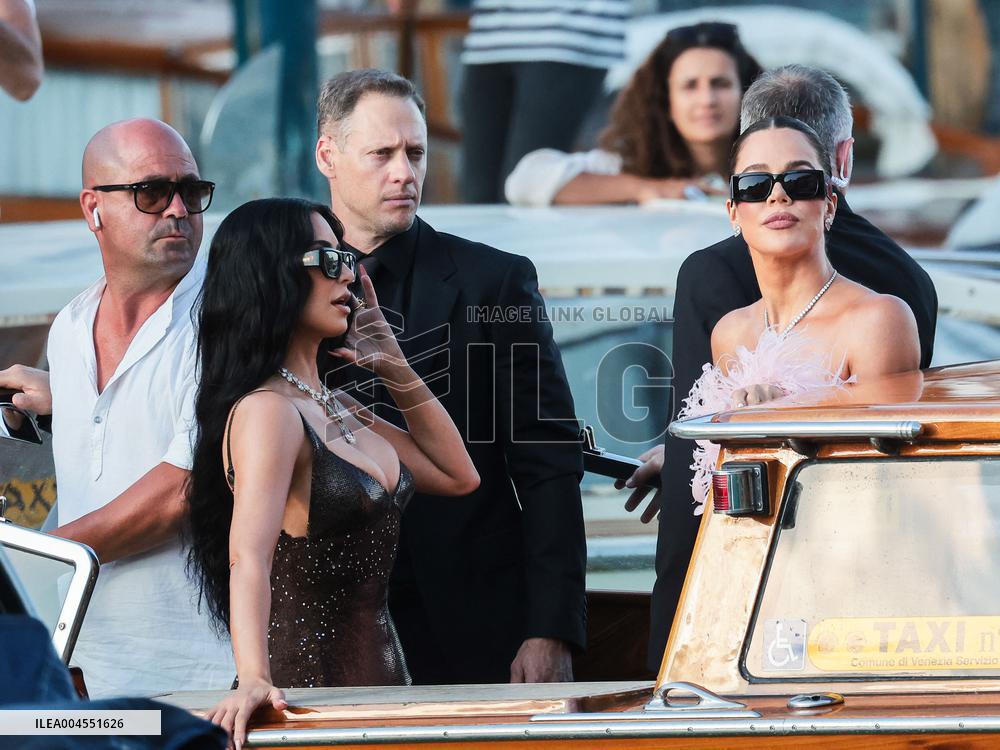 Celebs On Their Way To Bezos-Sanchez Wedding - Venice