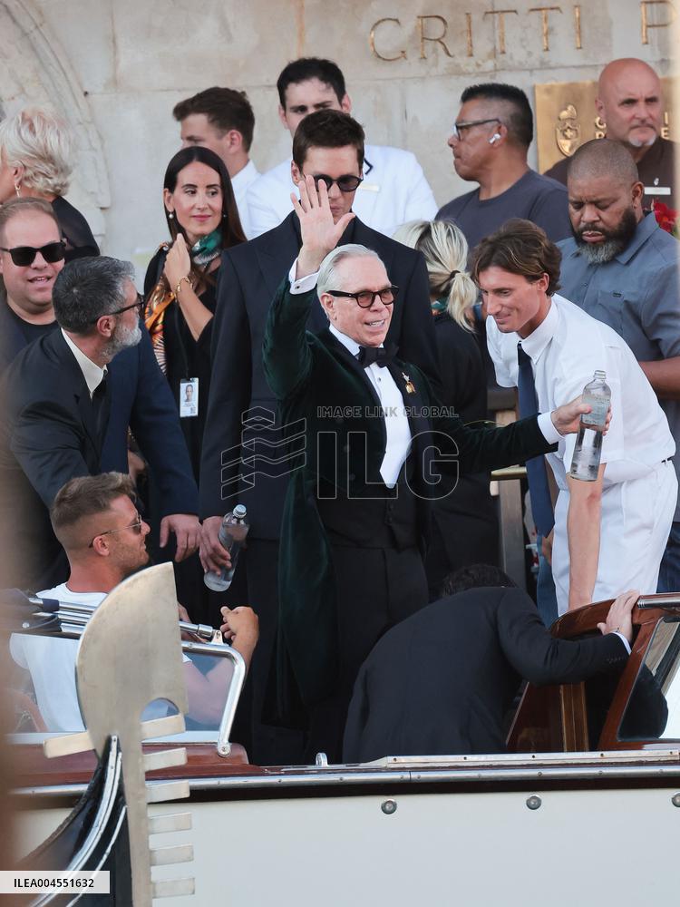 Celebs On Their Way To Bezos-Sanchez Wedding - Venice