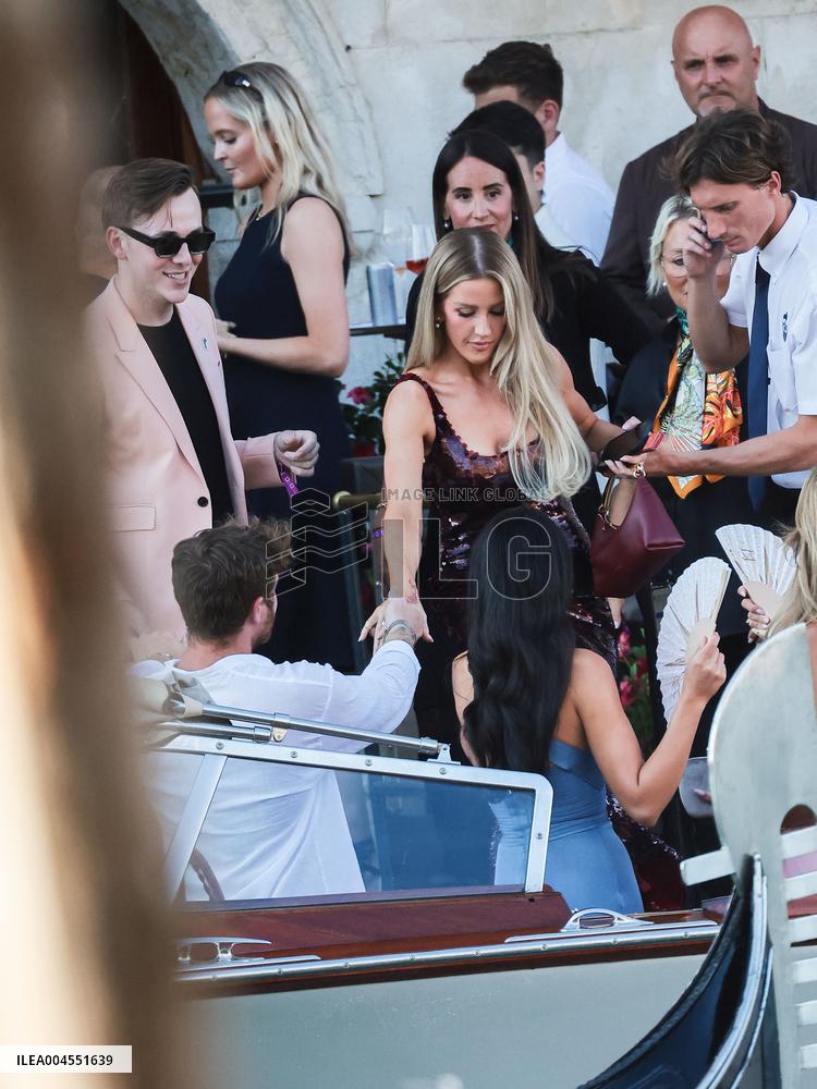 Celebs On Their Way To Bezos-Sanchez Wedding - Venice