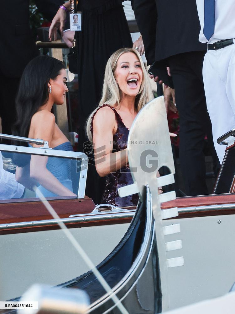 Celebs On Their Way To Bezos-Sanchez Wedding - Venice