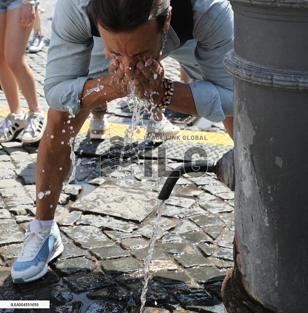 Heatwave Hits Rome - Italy