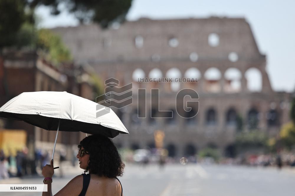 Heatwave Hits Rome - Italy