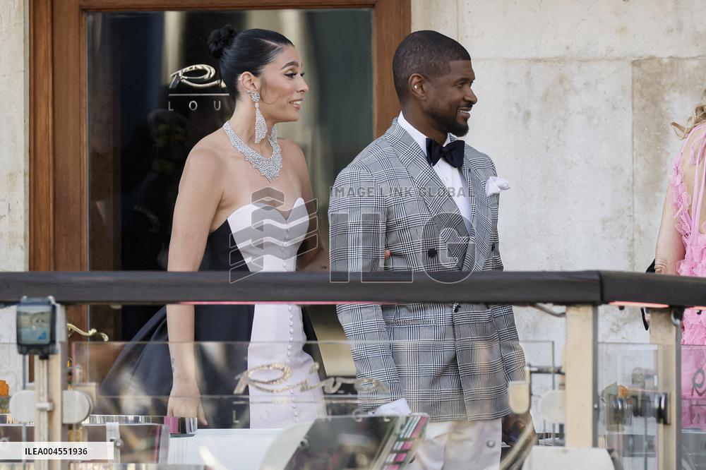 Celebs On Their Way To Bezos-Sanchez Wedding - Venice