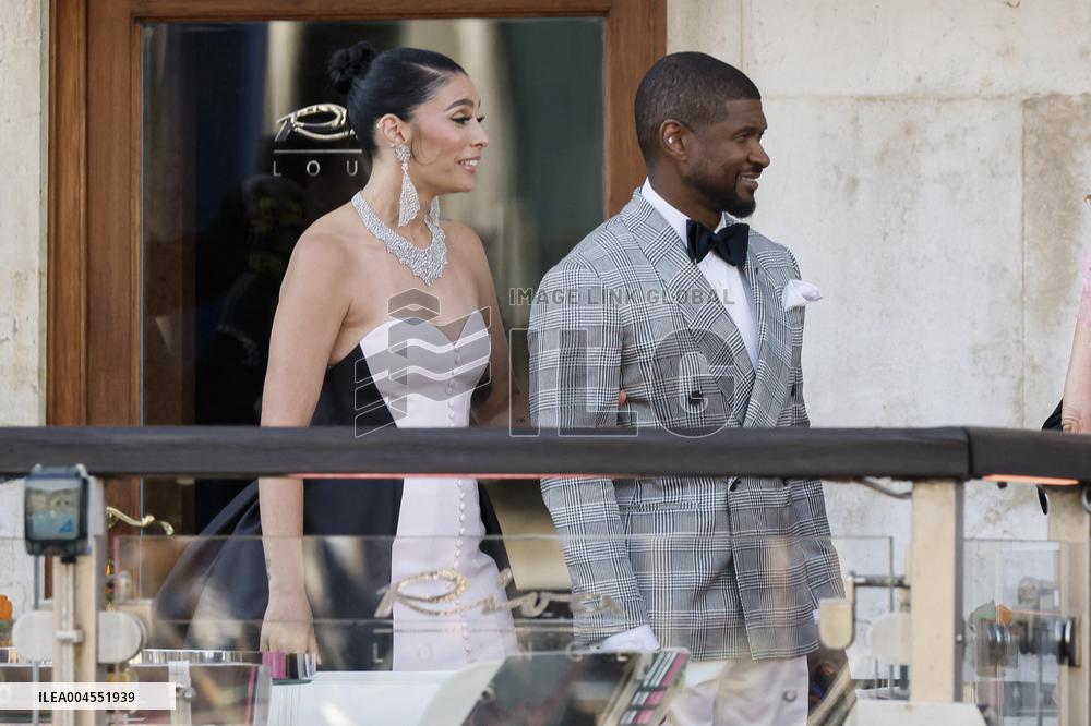 Celebs On Their Way To Bezos-Sanchez Wedding - Venice