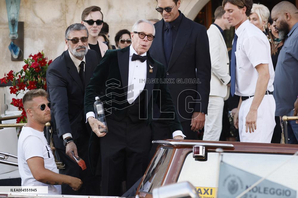 Celebs On Their Way To Bezos-Sanchez Wedding - Venice
