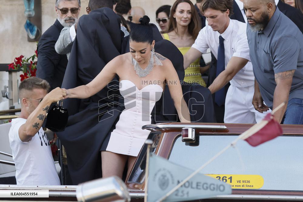 Celebs On Their Way To Bezos-Sanchez Wedding - Venice