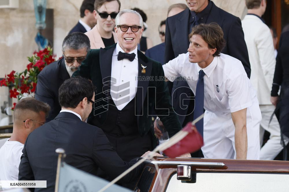 Celebs On Their Way To Bezos-Sanchez Wedding - Venice