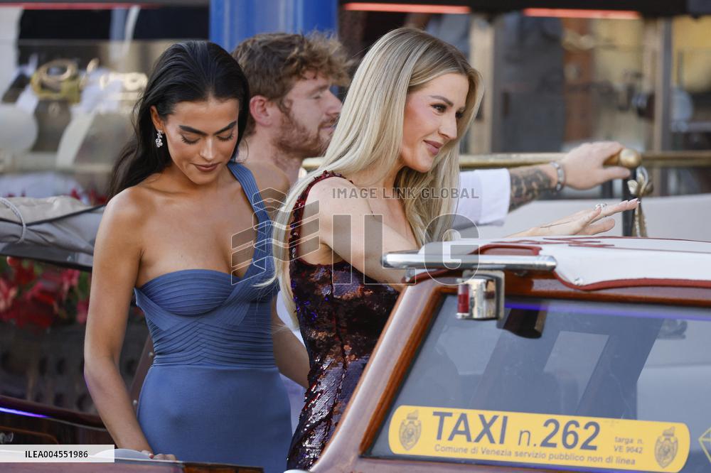 Celebs On Their Way To Bezos-Sanchez Wedding - Venice