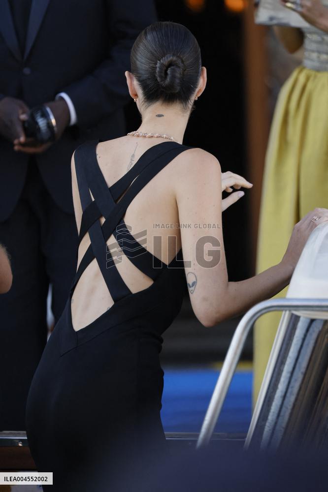 Celebs On Their Way To Bezos-Sanchez Wedding - Venice