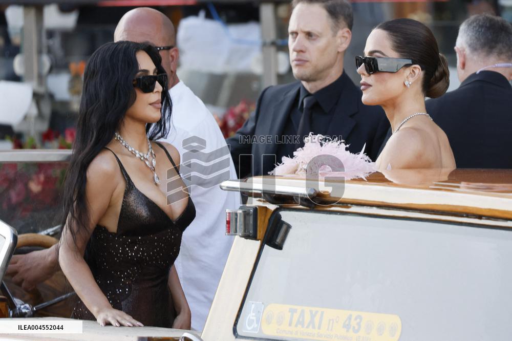 Celebs On Their Way To Bezos-Sanchez Wedding - Venice