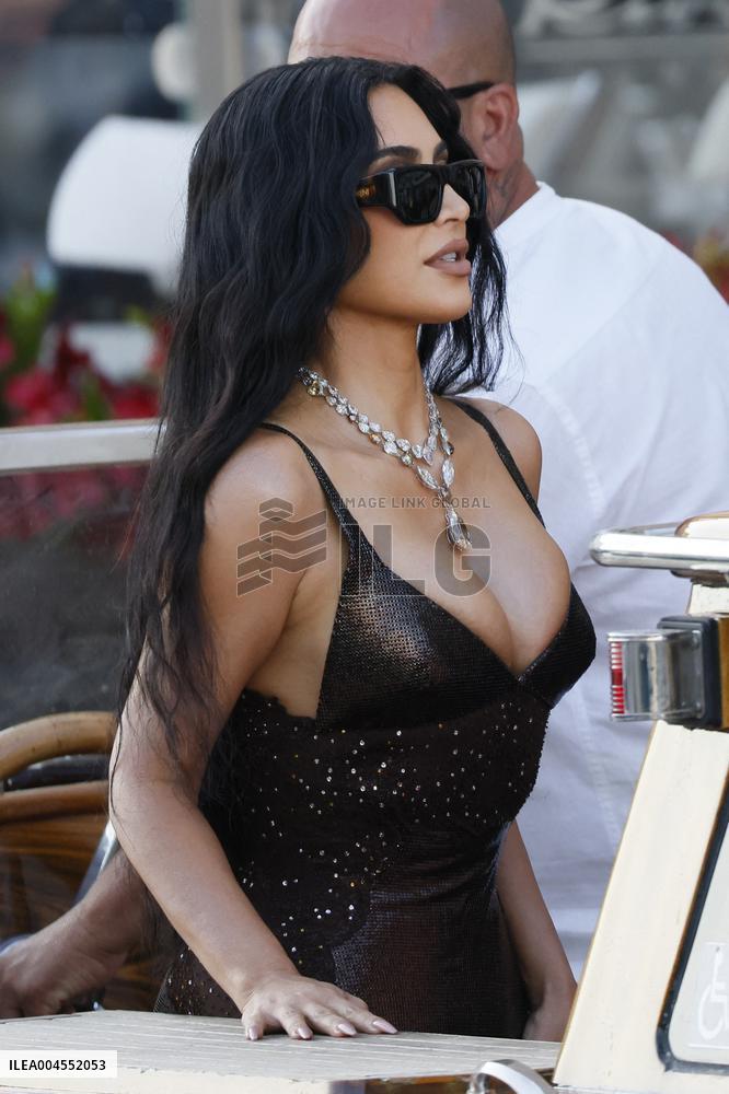 Celebs On Their Way To Bezos-Sanchez Wedding - Venice