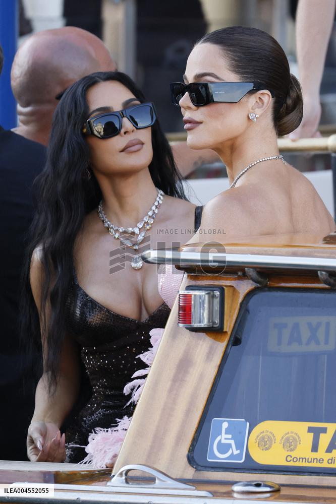 Celebs On Their Way To Bezos-Sanchez Wedding - Venice