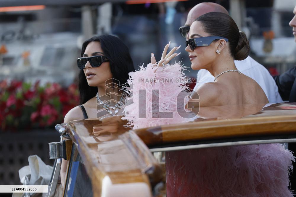 Celebs On Their Way To Bezos-Sanchez Wedding - Venice