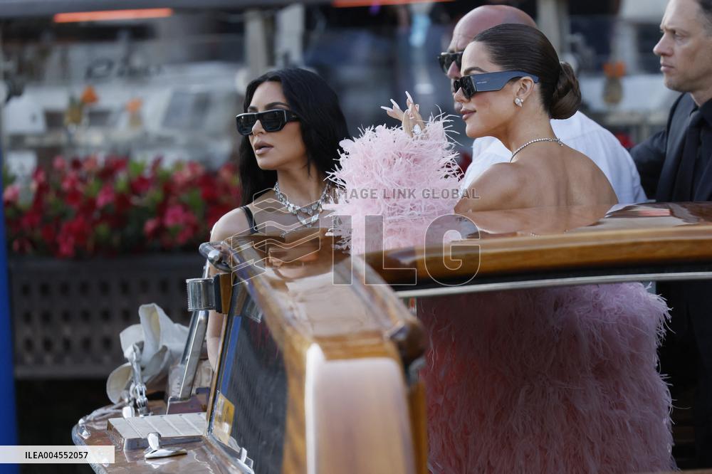 Celebs On Their Way To Bezos-Sanchez Wedding - Venice