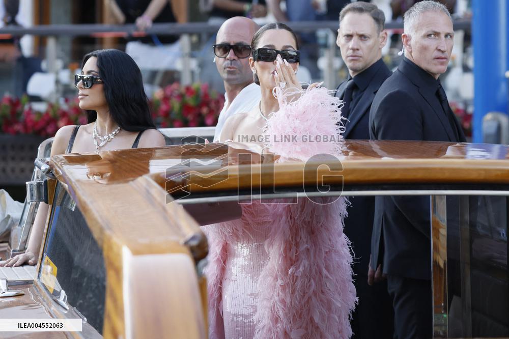 Celebs On Their Way To Bezos-Sanchez Wedding - Venice