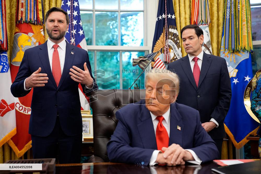 Trump Meets Congo And Rwanda Officials Following Peace Agreement - Washington