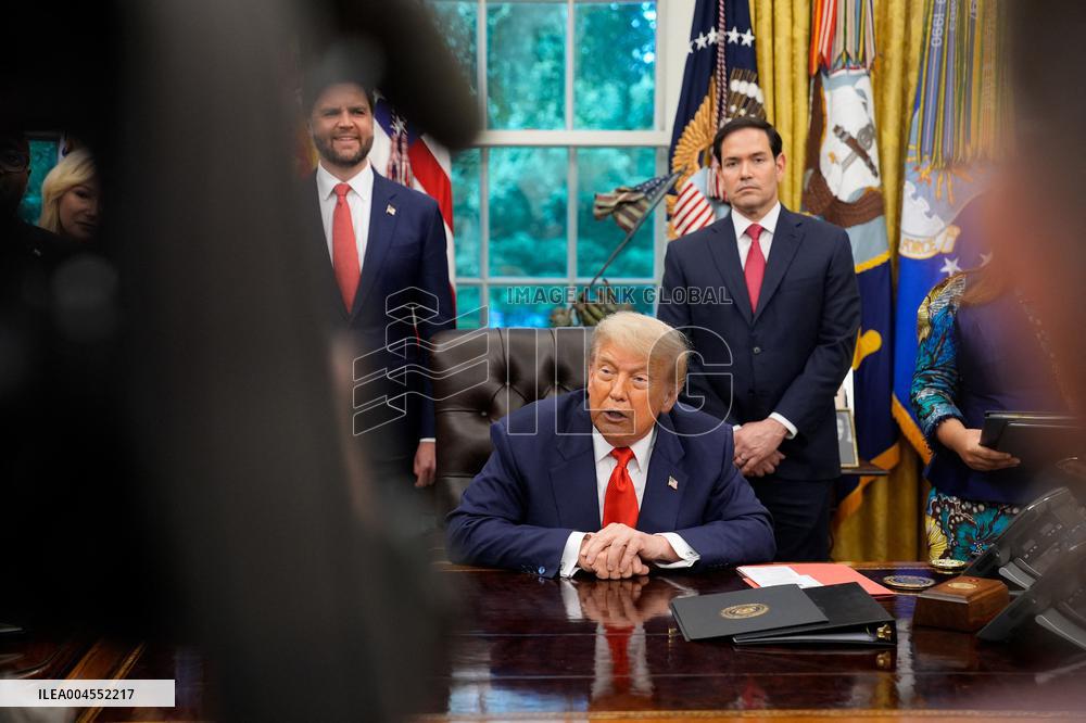 Trump Meets Congo And Rwanda Officials Following Peace Agreement - Washington