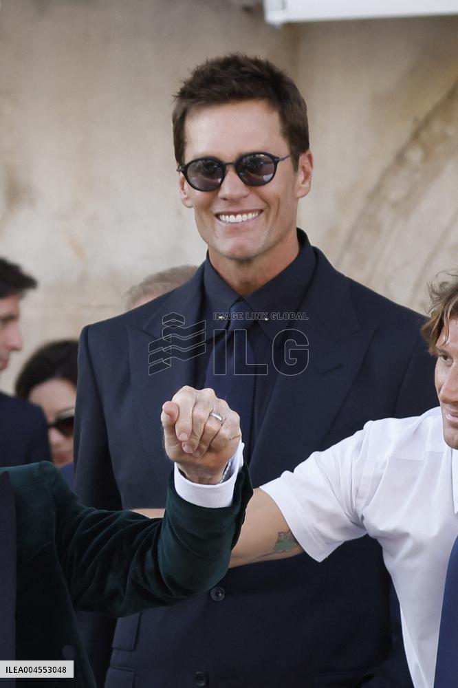 Tommy Hilfiger and Tom Brady at the Wedding of Jeff Bezos  - Venice