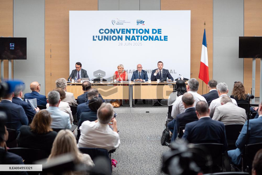National Unity Convention RN / UDR - Paris AJ
