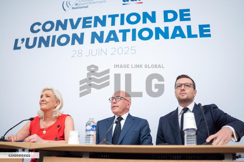 National Unity Convention RN / UDR - Paris AJ