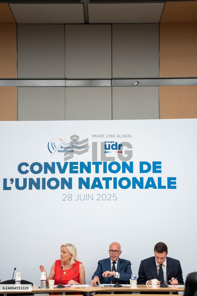 National Unity Convention RN / UDR - Paris AJ