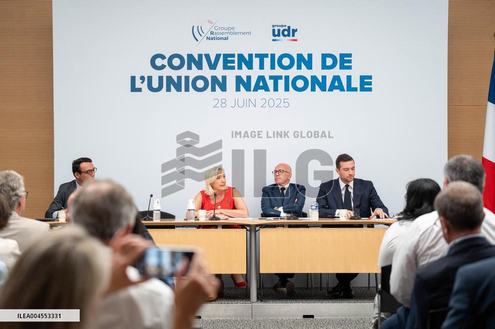 National Unity Convention RN / UDR - Paris AJ