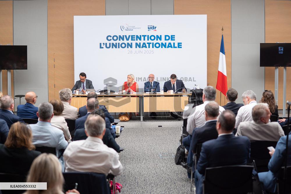 National Unity Convention RN / UDR - Paris AJ