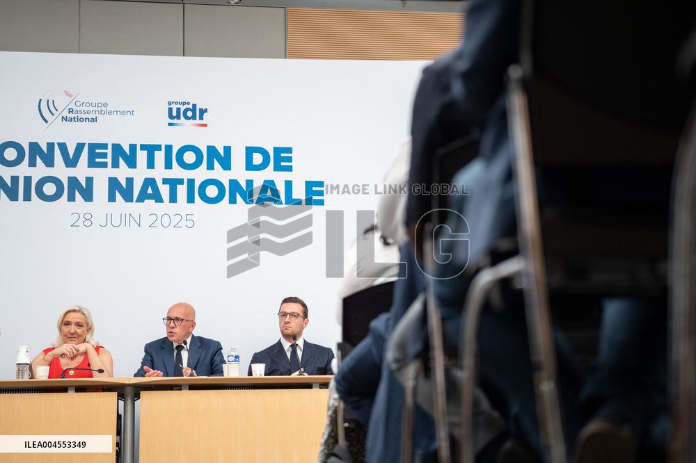 National Unity Convention RN / UDR - Paris AJ