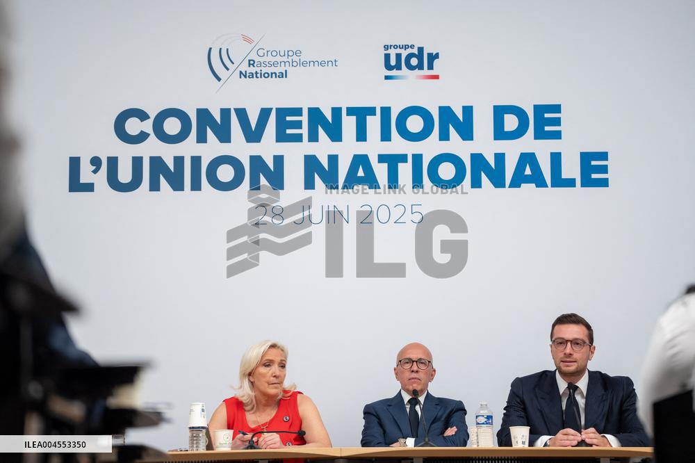 National Unity Convention RN / UDR - Paris AJ