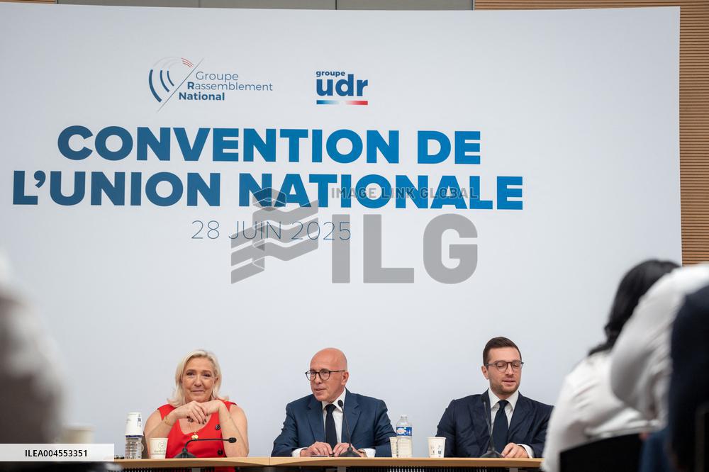 National Unity Convention RN / UDR - Paris AJ
