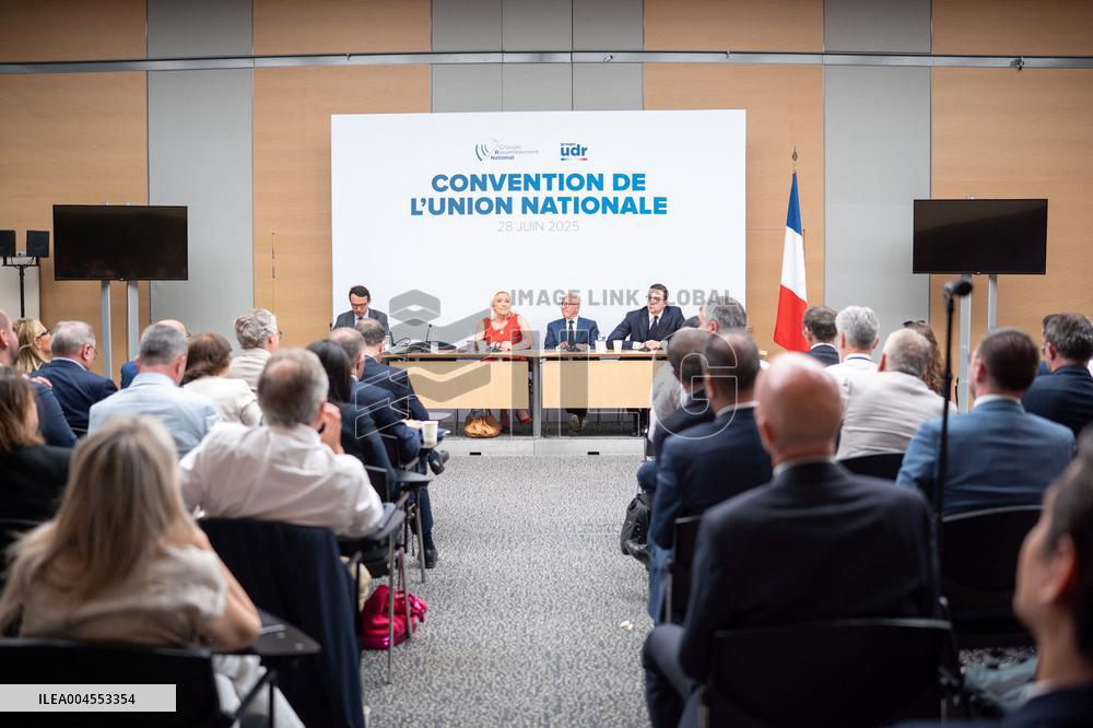 National Unity Convention RN / UDR - Paris AJ