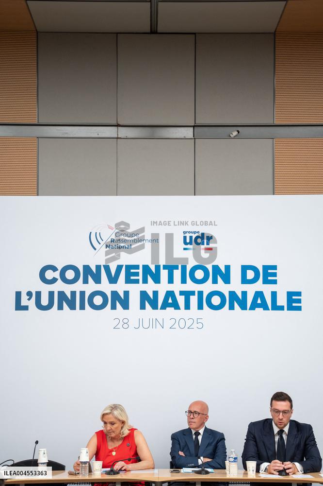 National Unity Convention RN / UDR - Paris AJ