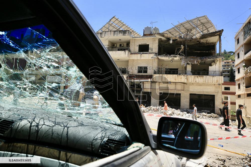 Aftermath Of The Israeli Airstrikes In Nabatieh - Lebanon