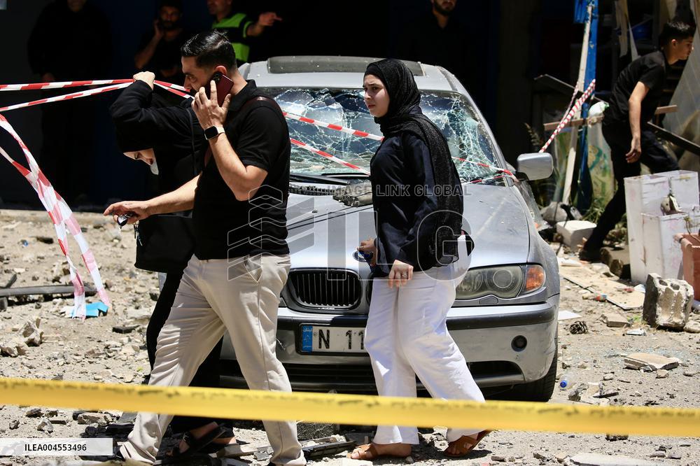 Aftermath Of The Israeli Airstrikes In Nabatieh - Lebanon