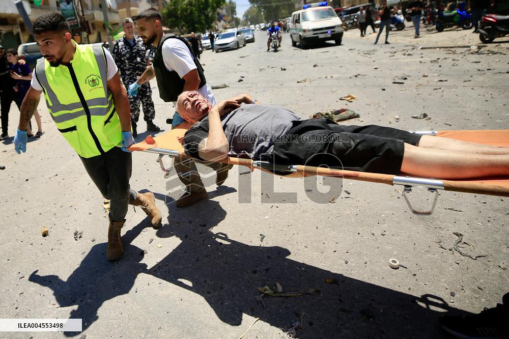 Aftermath Of The Israeli Airstrikes In Nabatieh - Lebanon