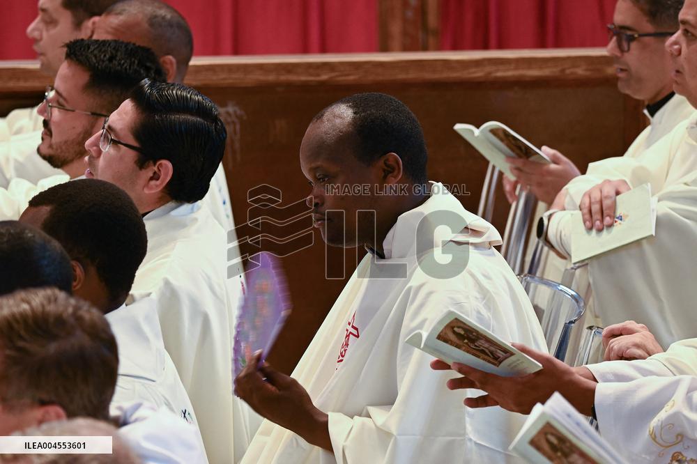 Pope Leo XIV leads a mass at St. Peter's Basilica in the Vatican - Rome