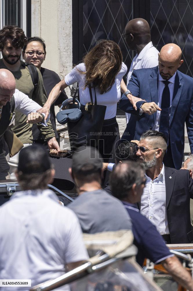 Ivanka Trump and Rania of Jordan at Bezos Wedding Day after - Venice