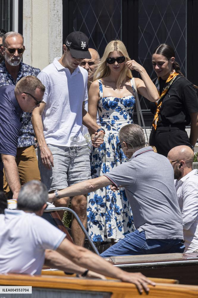 Ivanka Trump and Rania of Jordan at Bezos Wedding Day after - Venice