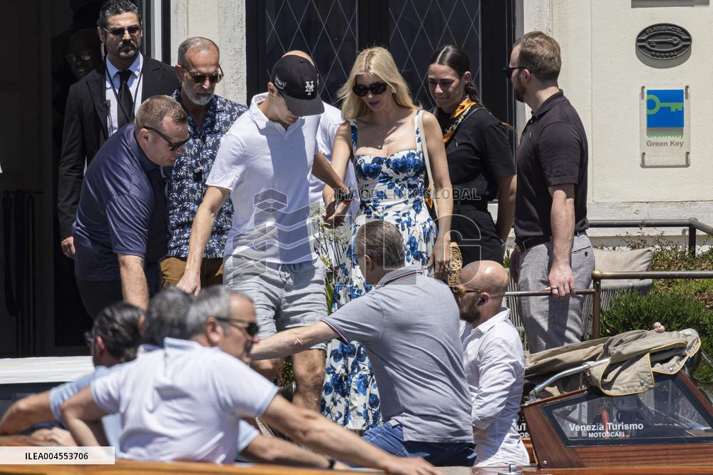 Ivanka Trump and Rania of Jordan at Bezos Wedding Day after - Venice