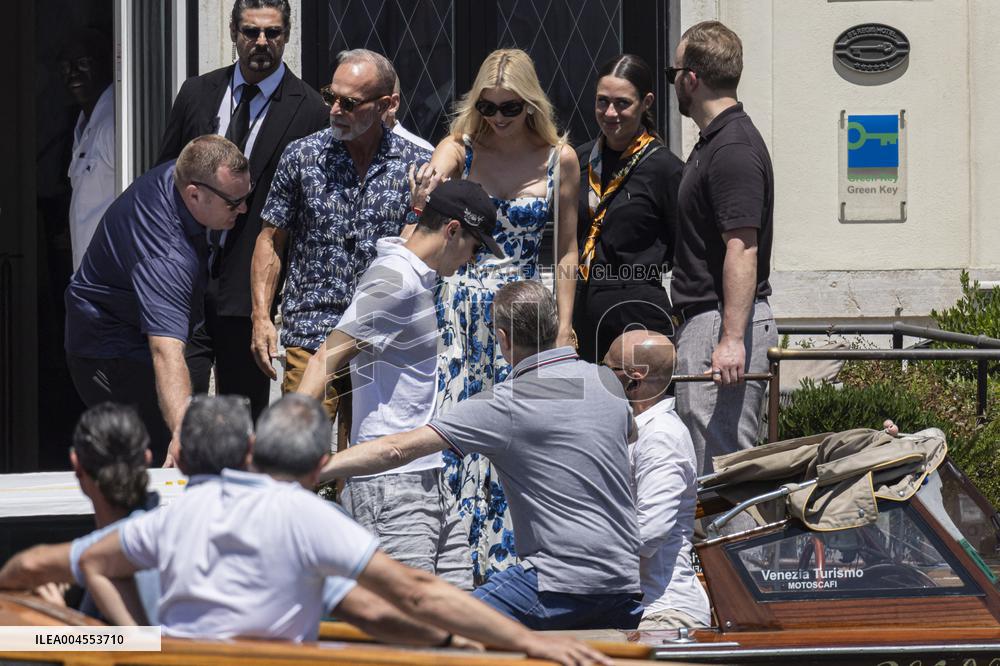 Ivanka Trump and Rania of Jordan at Bezos Wedding Day after - Venice