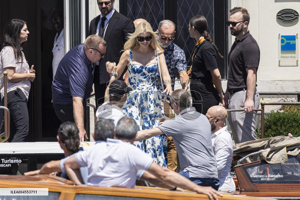 Ivanka Trump and Rania of Jordan at Bezos Wedding Day after - Venice