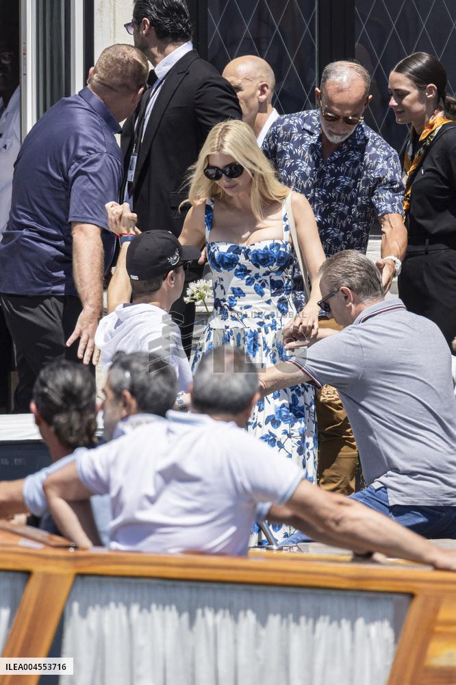 Ivanka Trump and Rania of Jordan at Bezos Wedding Day after - Venice