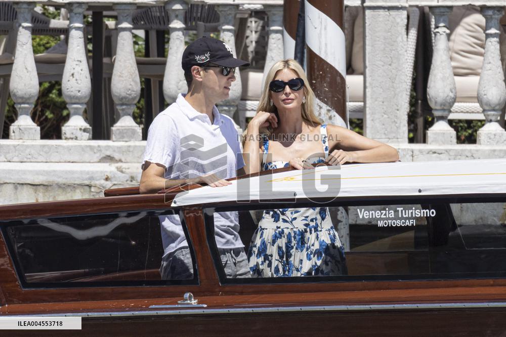 Ivanka Trump and Rania of Jordan at Bezos Wedding Day after - Venice