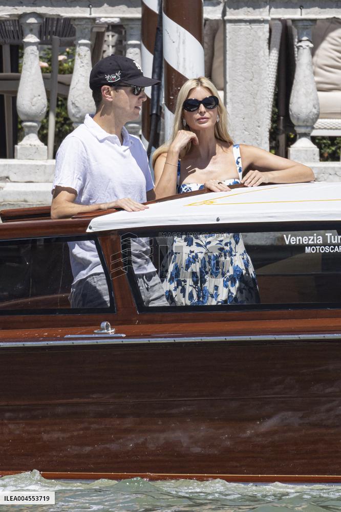 Ivanka Trump and Rania of Jordan at Bezos Wedding Day after - Venice